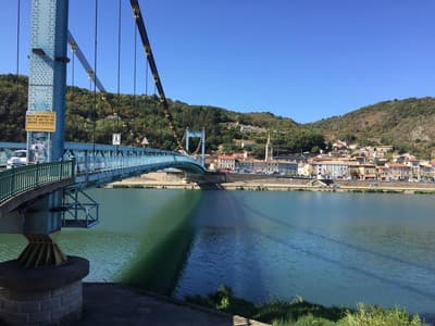 ViaRhôna — Piste cyclable à Andancette